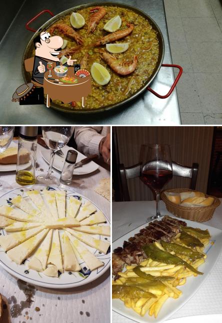 Plato de queso en Bar El Rincon De La Mancha