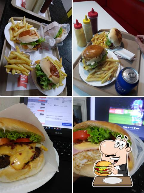 Consiga um hambúrguer no Mario's Burgers