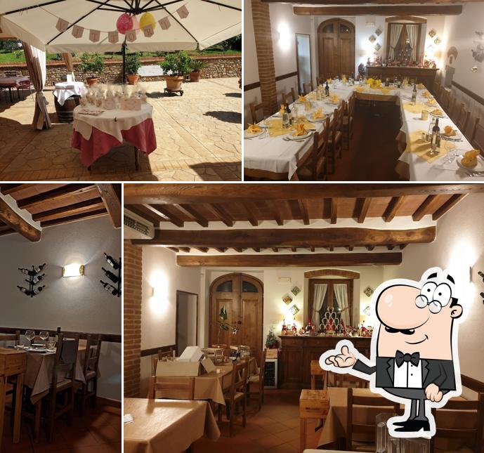 Gli interni di ristorante Borgo Antico