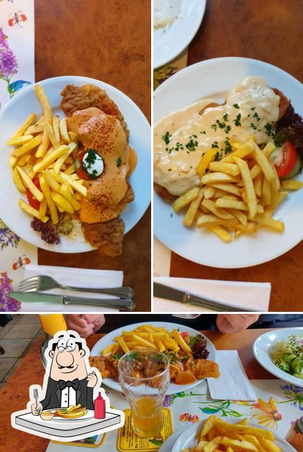 Pide sus patatas a la francesa en Restaurant Regenbogen