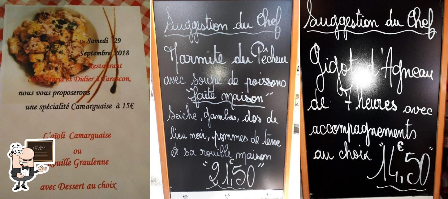 Découvrez le menu du jour sur le tableau