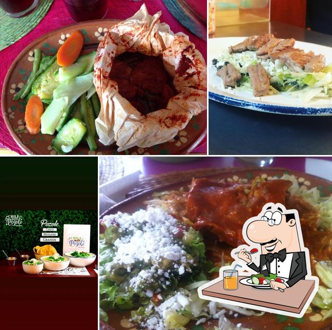 Meals at Chile, Mole y POZOLE