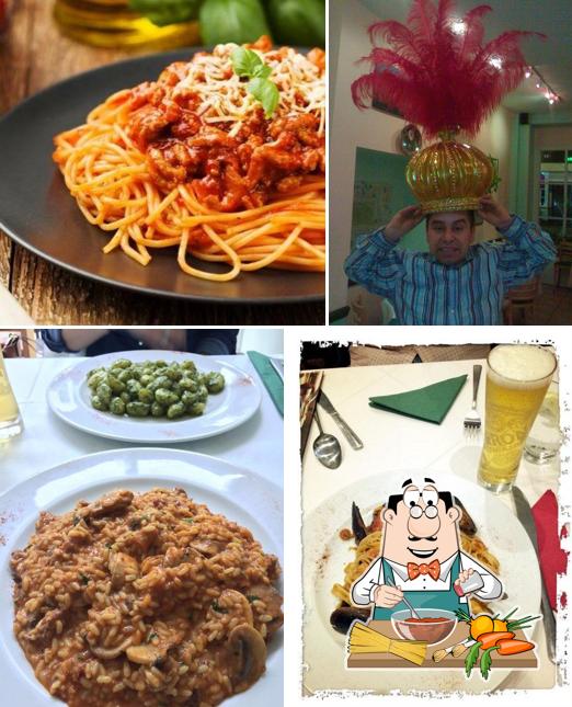 Spaghetti bolognese at Pomodoro e mozzarella