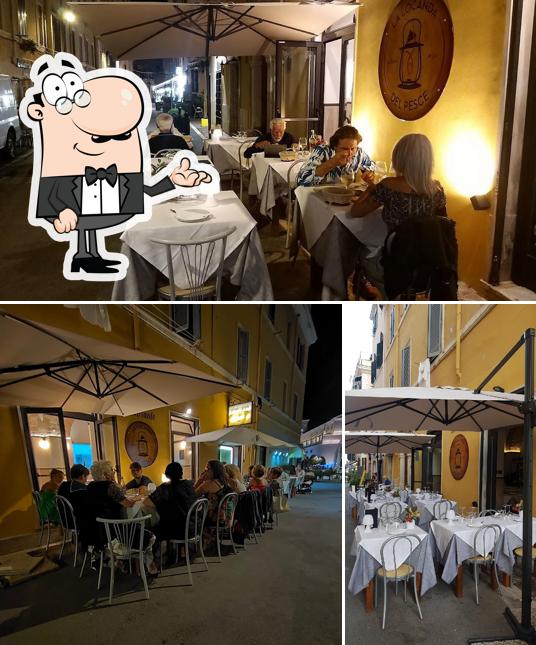 Gli interni di La Locanda del Pesce