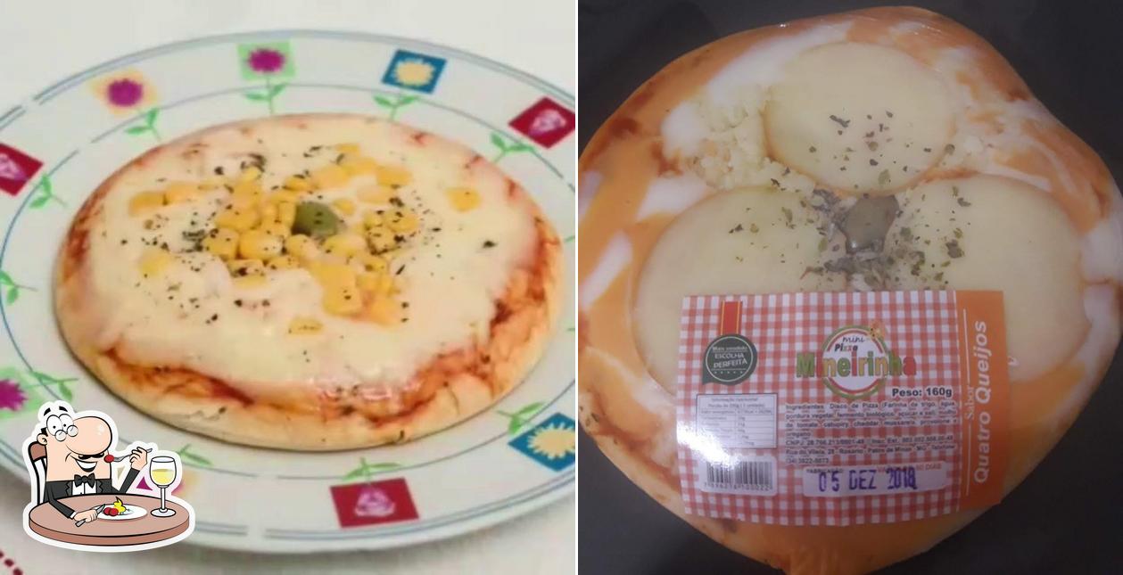 Comida em Mini pizza Mineirinha