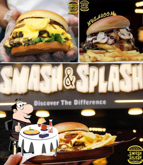 Commandez un hamburger à Smash & Splash