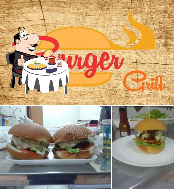 Peça um hambúrguer no Burger Grill