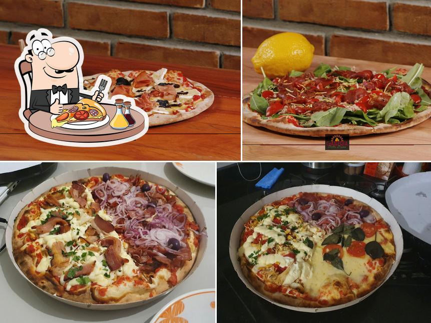 Escolha diversos estilos de pizza