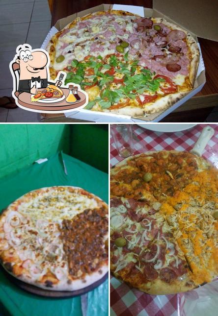 Consiga diversos tipos de pizza