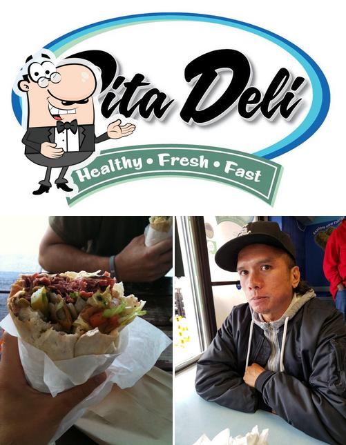 See this picture of Pita Deli