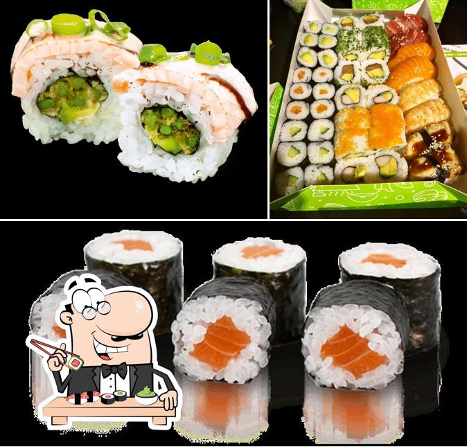 Essayez de nombreuses options de sushi