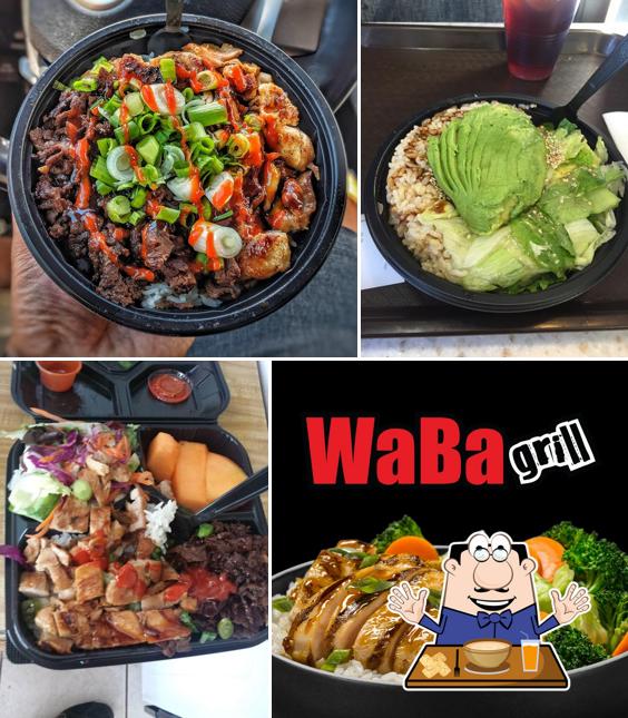 Food at WaBa Grill