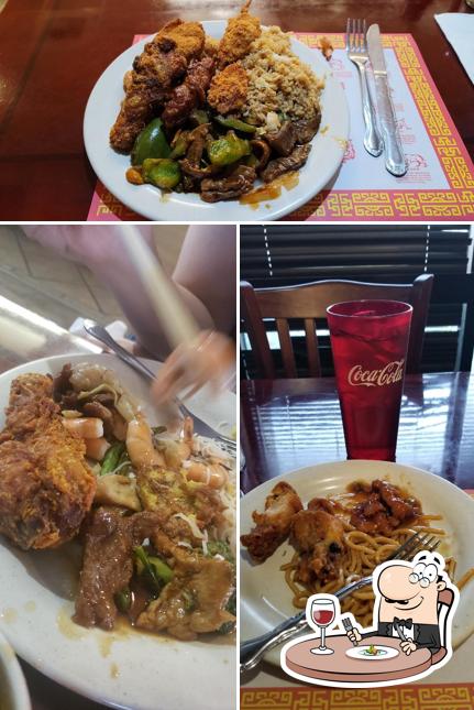 Food at Jade Garden Chinese Buffet Restaurant
