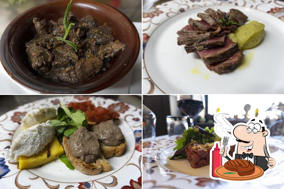 Osteria la Scala offre des repas à base de viande