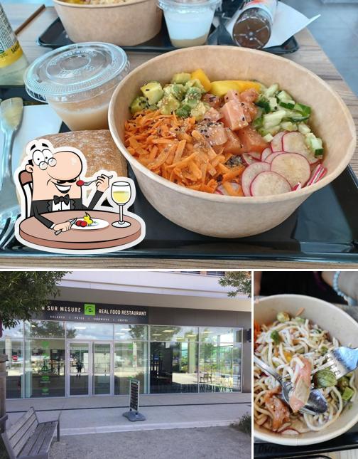 L’image de la nourriture et intérieur de Green sur mesure Valence - Salades Pokés Pasta’s