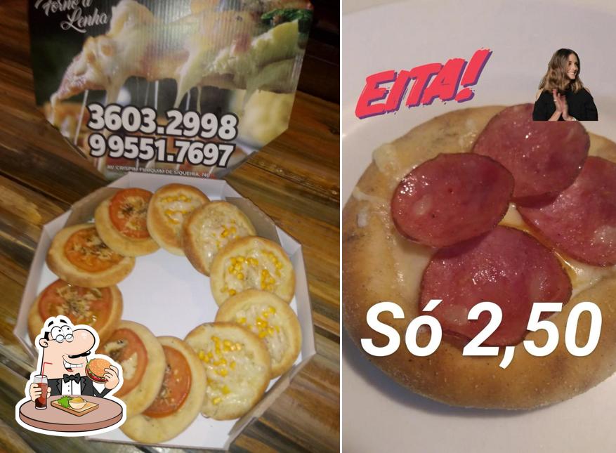 Peça um hambúrguer no Pizzaria D Carli