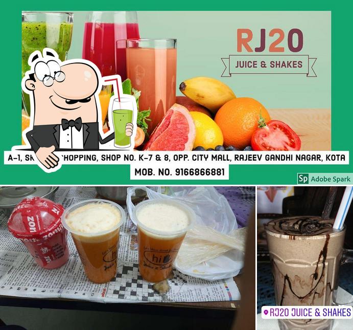 Enjoy a drink at RJ 20 Fast Food And Shakes