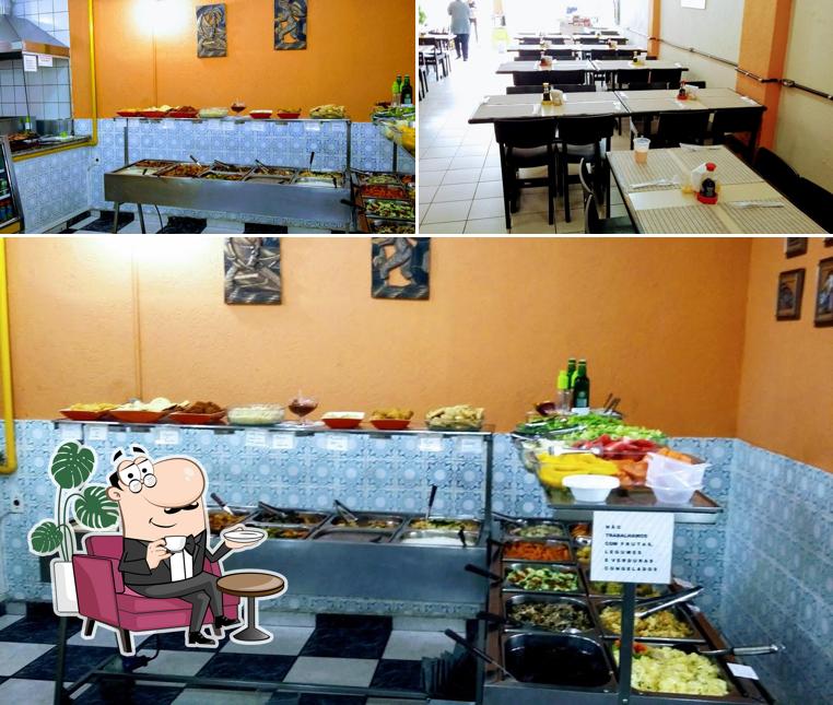 O interior do Sem Restaurante