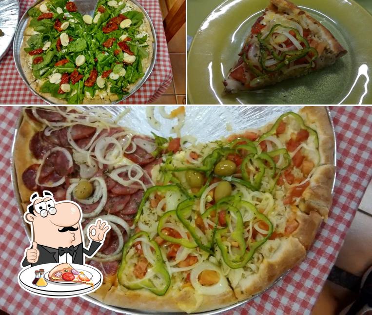 Peça diversos variedades de pizza