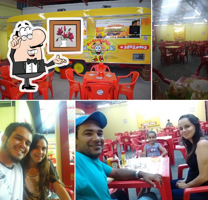 O interior do Ki Burgao whatsApp 3852-0963