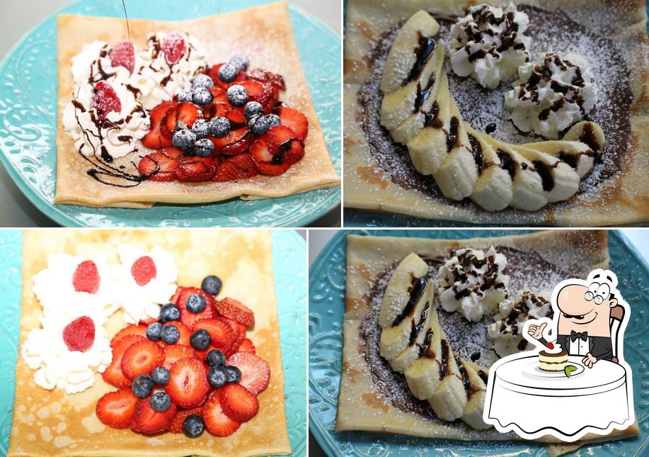 Ma Bonne Crepes & Sandwiches sert une sélection de desserts