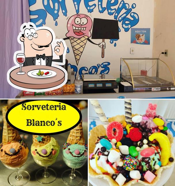 Comida em Sorveteria Blanco's