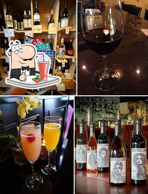 Enjoy a drink at Vino Third Ward - Wine Bar & Store
