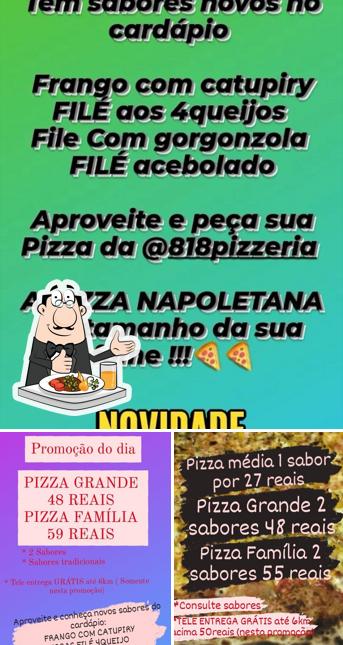 Comida em 818Pizzeria