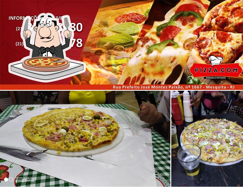 Experimente diferentes variedades de pizza