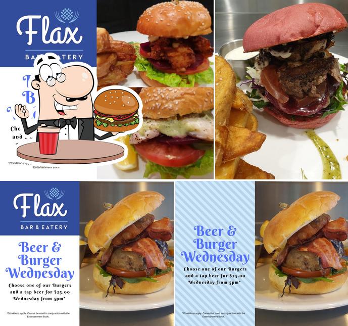 Попробуйте гамбургеры в "Flax Bar & Eatery"