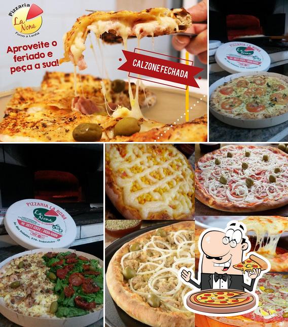 Peça diferentes estilos de pizza