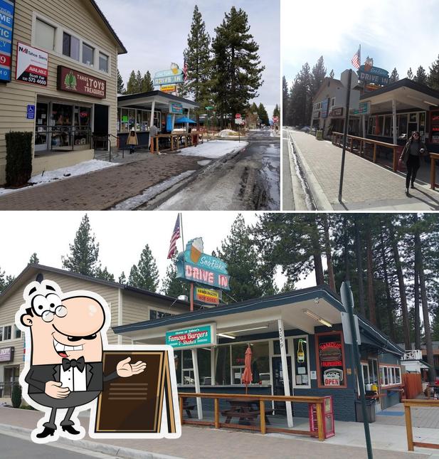 The exterior of Tahoe Famous Burgers