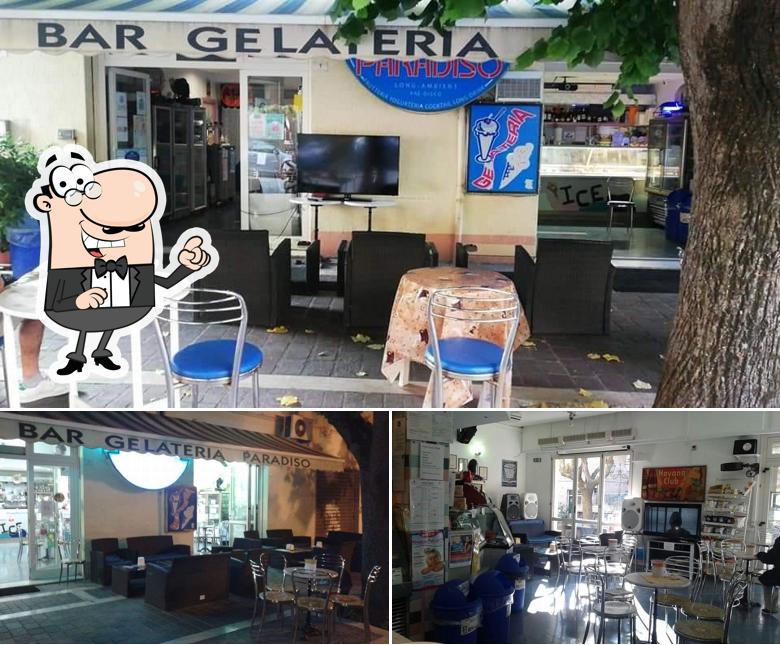 Gli interni di Bar Gelateria PARADISO