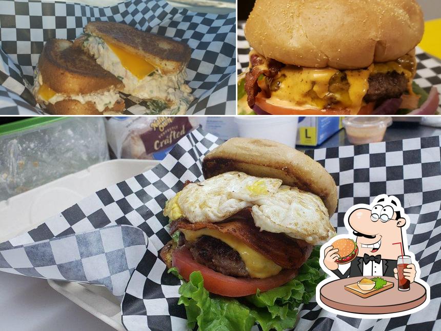 Get a burger at Annie J's Snack Shack