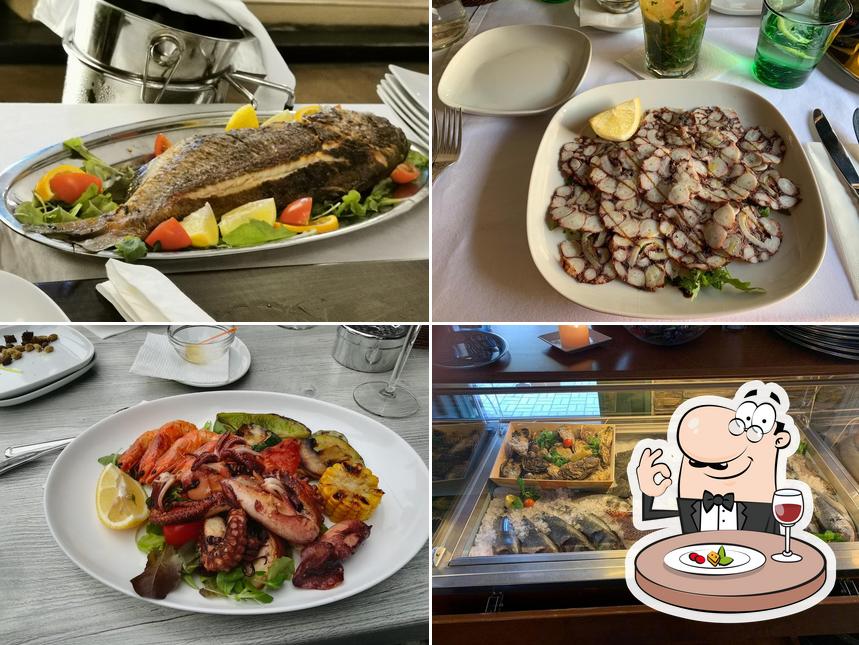 Platos en Chorvatská rybí restaurace "DECO"