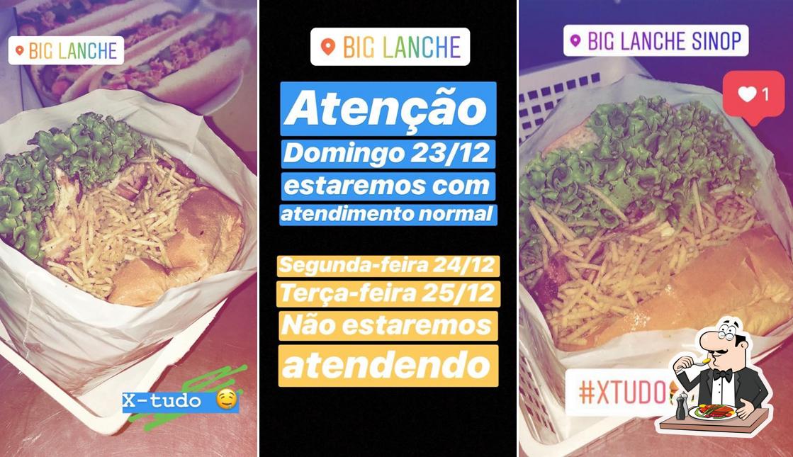 Comida em Big Lanche