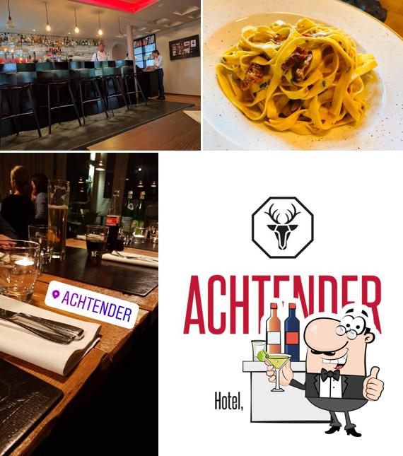 Это изображение паба и бара "Achtender Restaurant und Hotel"