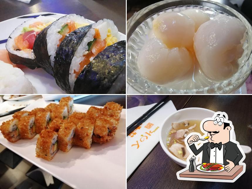 Nourriture à Yo'k Sushi