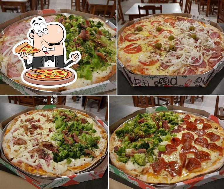 Peça diferentes estilos de pizza