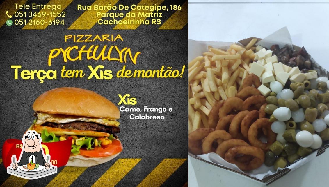 Comida em Pychulyn Pizzaria