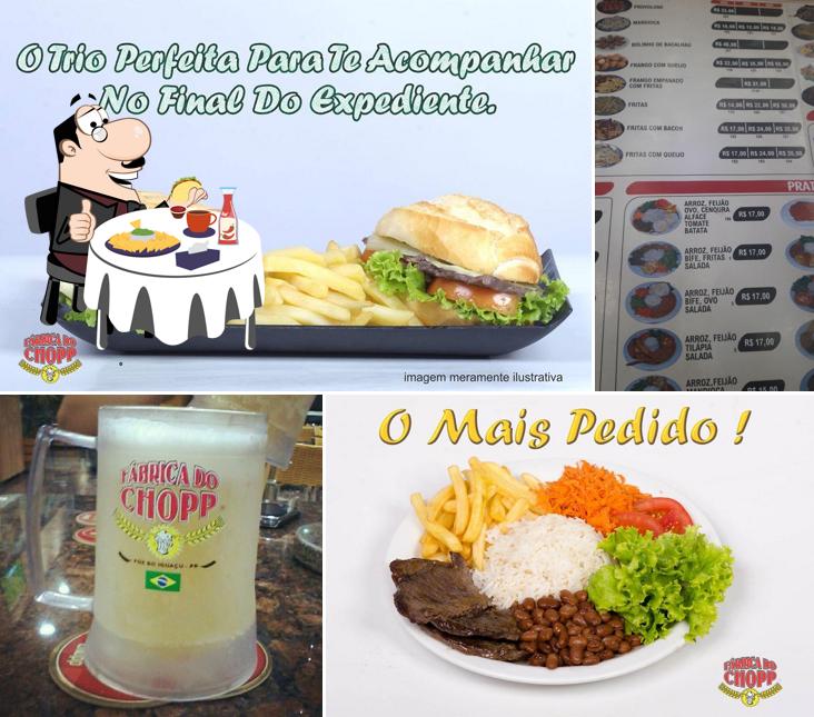 Hambúrguer em Fábrica do Chopp