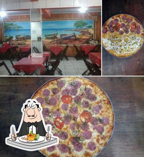 Еда в "Lanchonete E Pizzaria Do Manoel."