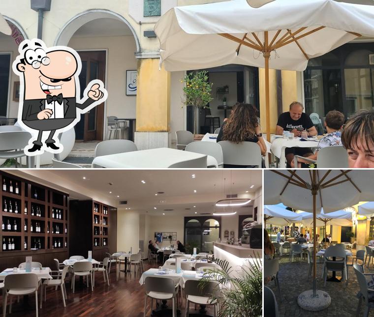 Die Inneneinrichtung von Ristorante Borgo Marinaro. Porto Recanati