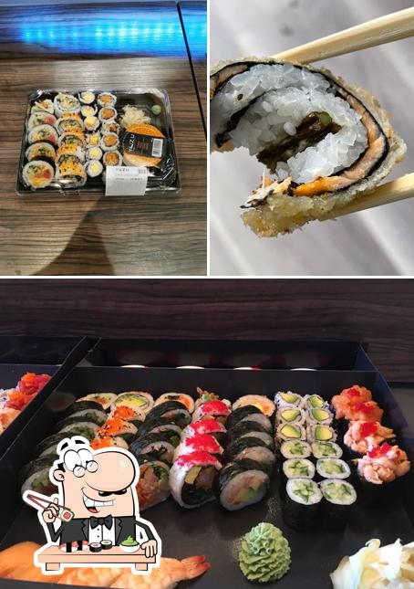 Prenez de nombreuses options de sushi