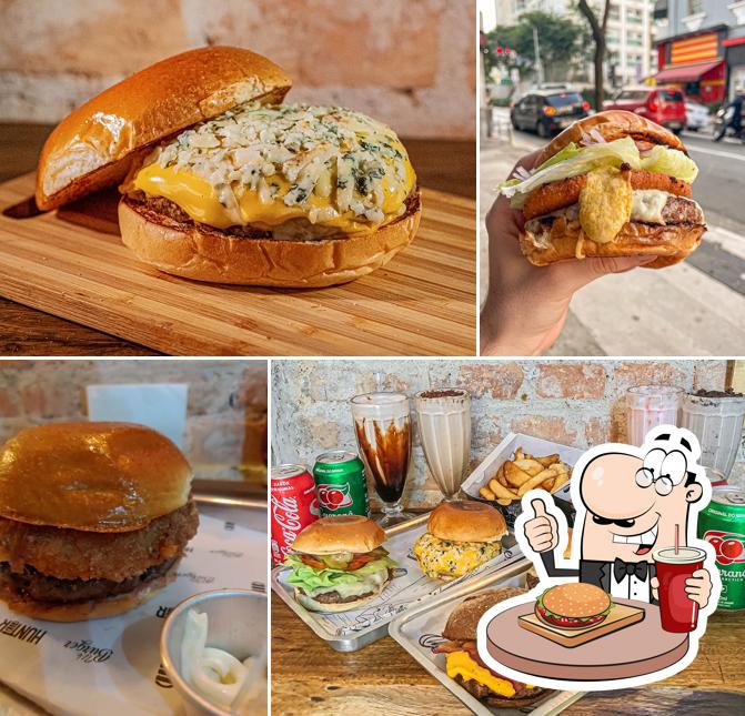 Hunter - We Burger serve uma escolha de opções para os amantes dos hambúrgueres