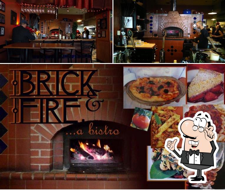 Take a seat at one of the tables at Brick & Fire Bistro