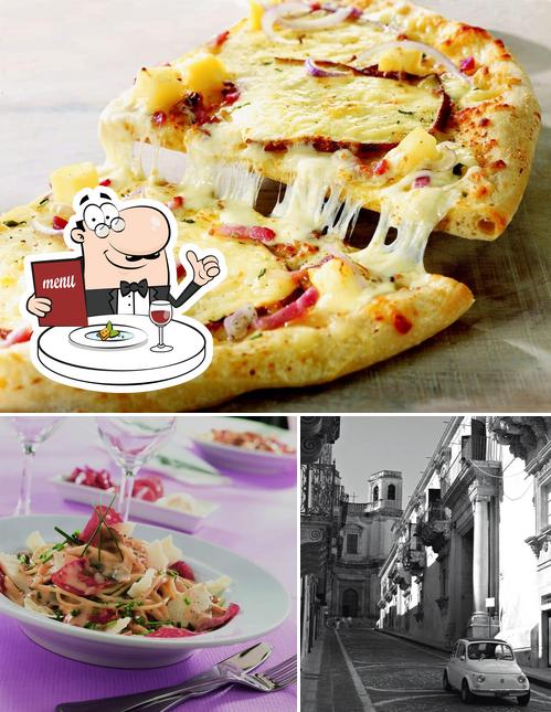 Pizza pai se distingue par sa nourriture et extérieur