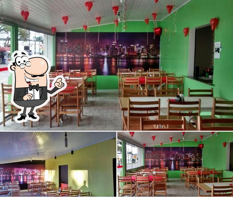 O interior do Pizzaria Hora Do Rango