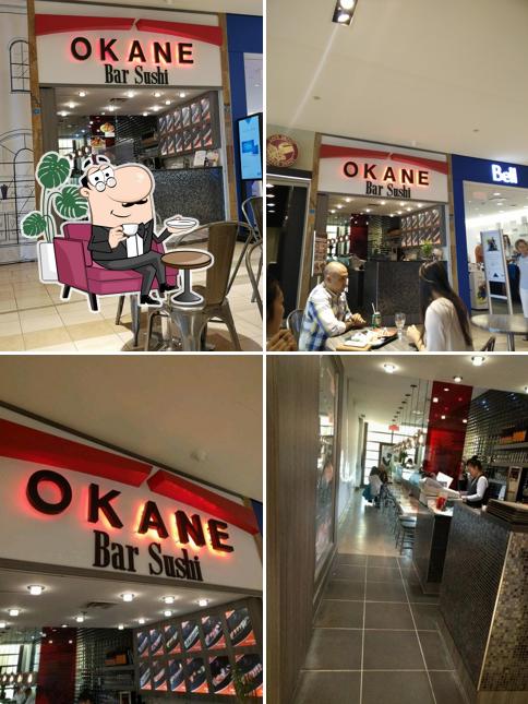 L'intérieur de Okane Sushi Bar