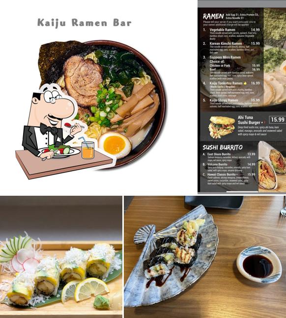 Comida en Kaiju Sushi & Ramen Bar